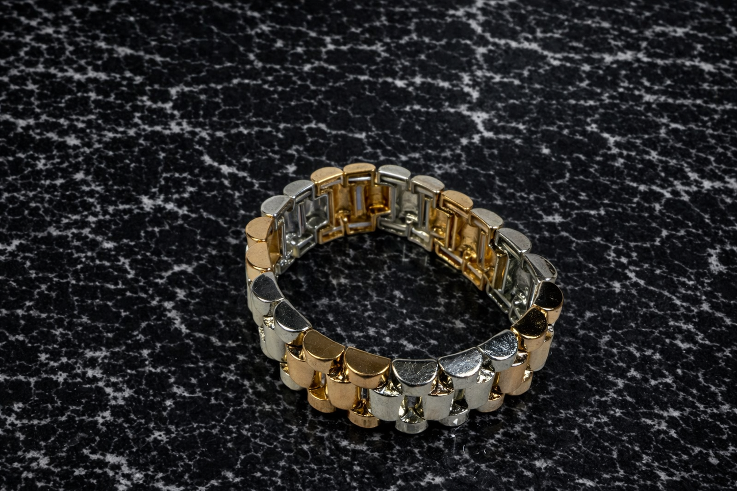 Pam chain link Gold/Silver Bracelet