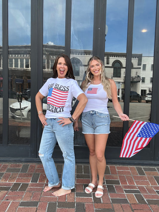 Ivy USA God Bless America Tee