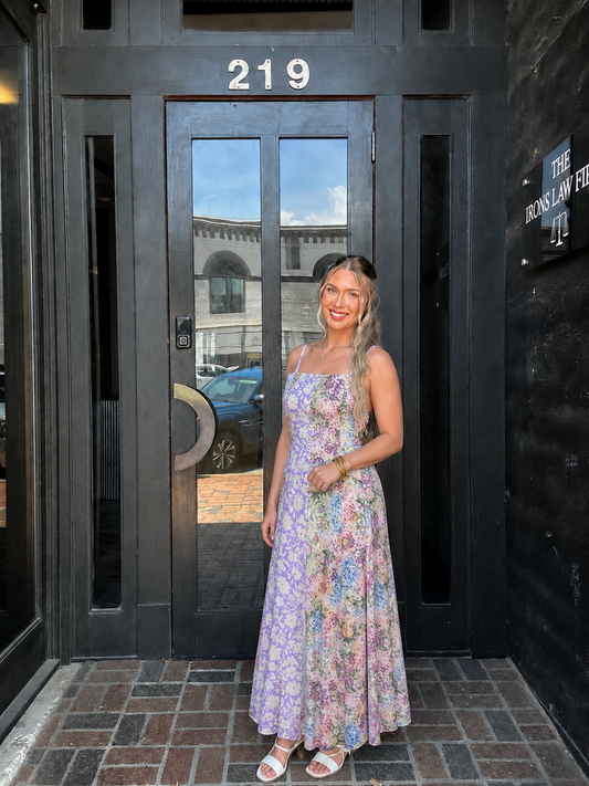 Macy Floral Garden Maxi Dress