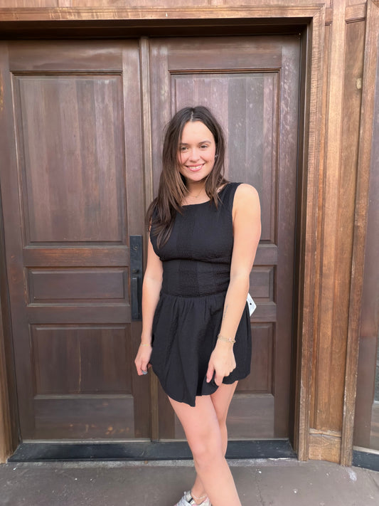 Brenley Black Mini Dress