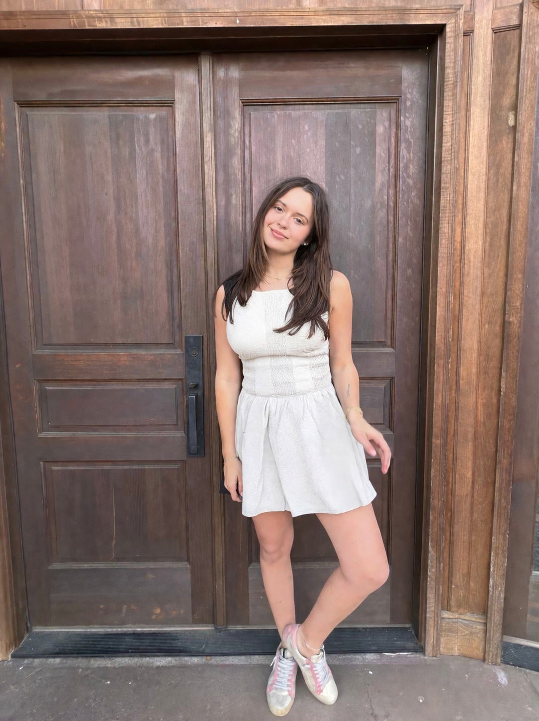 Brenley White Mini Dress