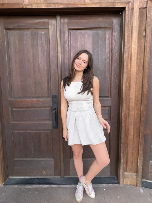 Brenley White Mini Dress