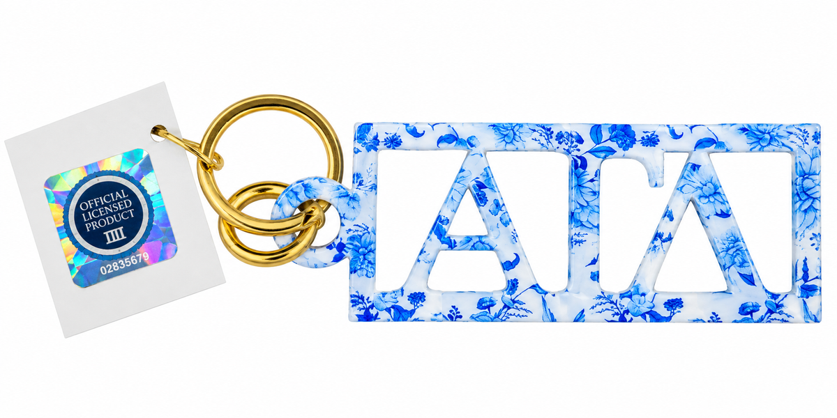 Alpha Gamma Acrylic Keychain