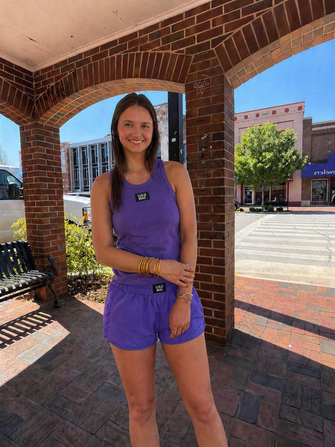 Lulu Mac Purple Shorts