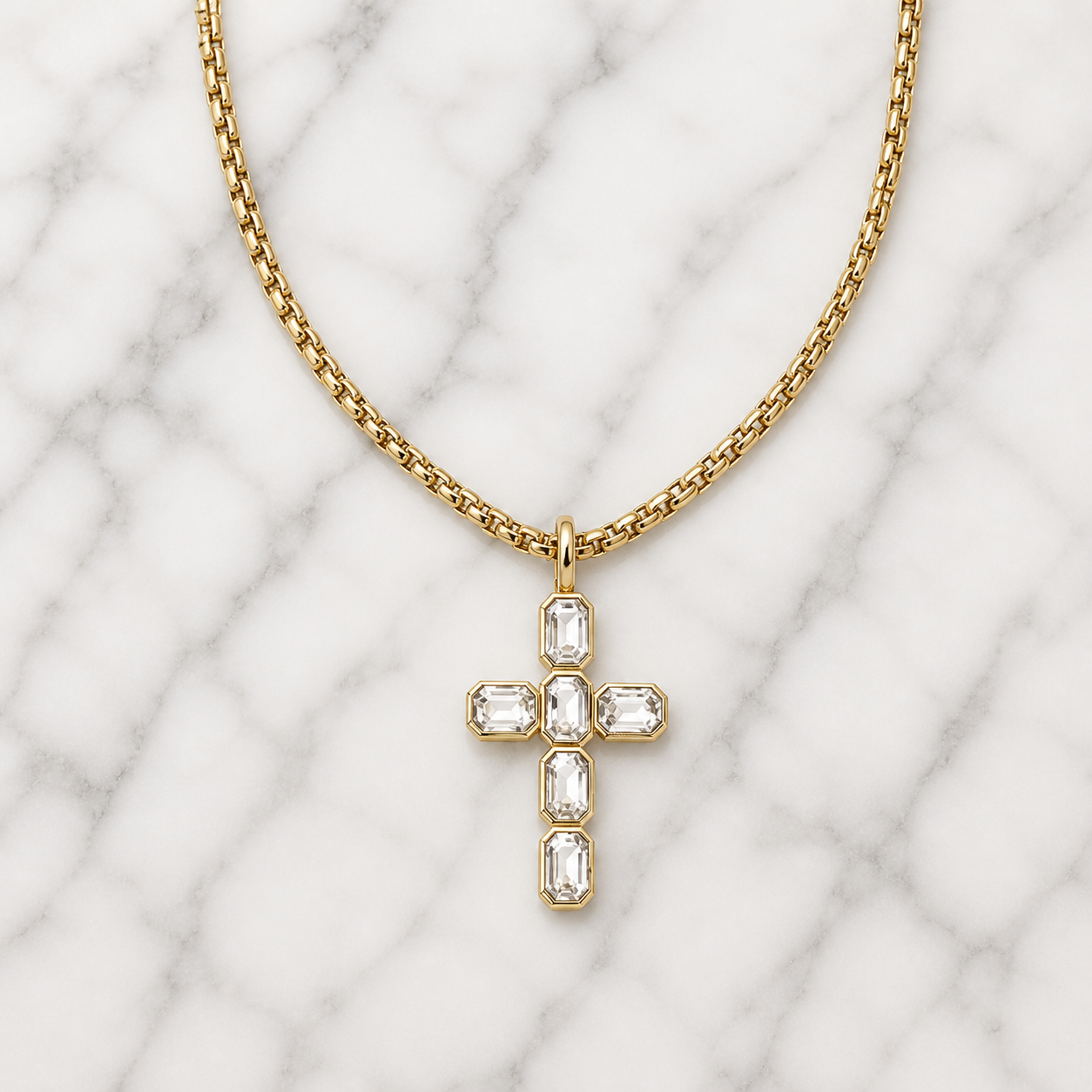 Nova big Cross necklace
