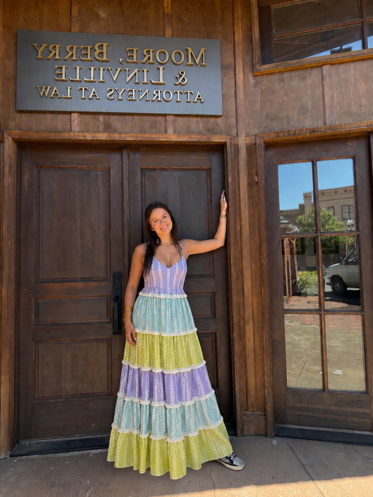 Macy Ruffle Maxi Dress