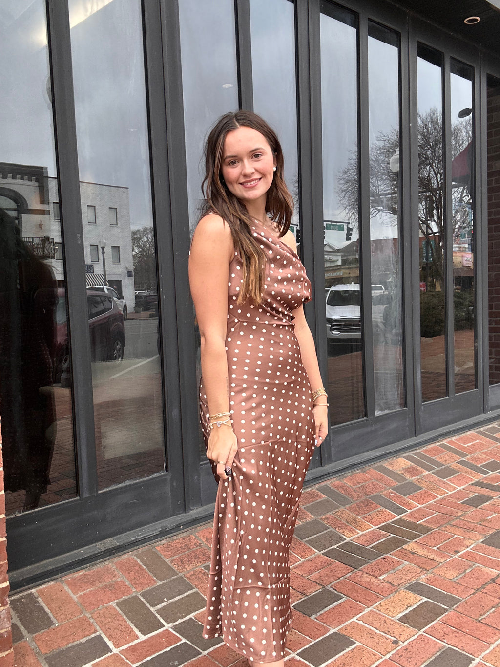 Bella Satin Maxi Dress