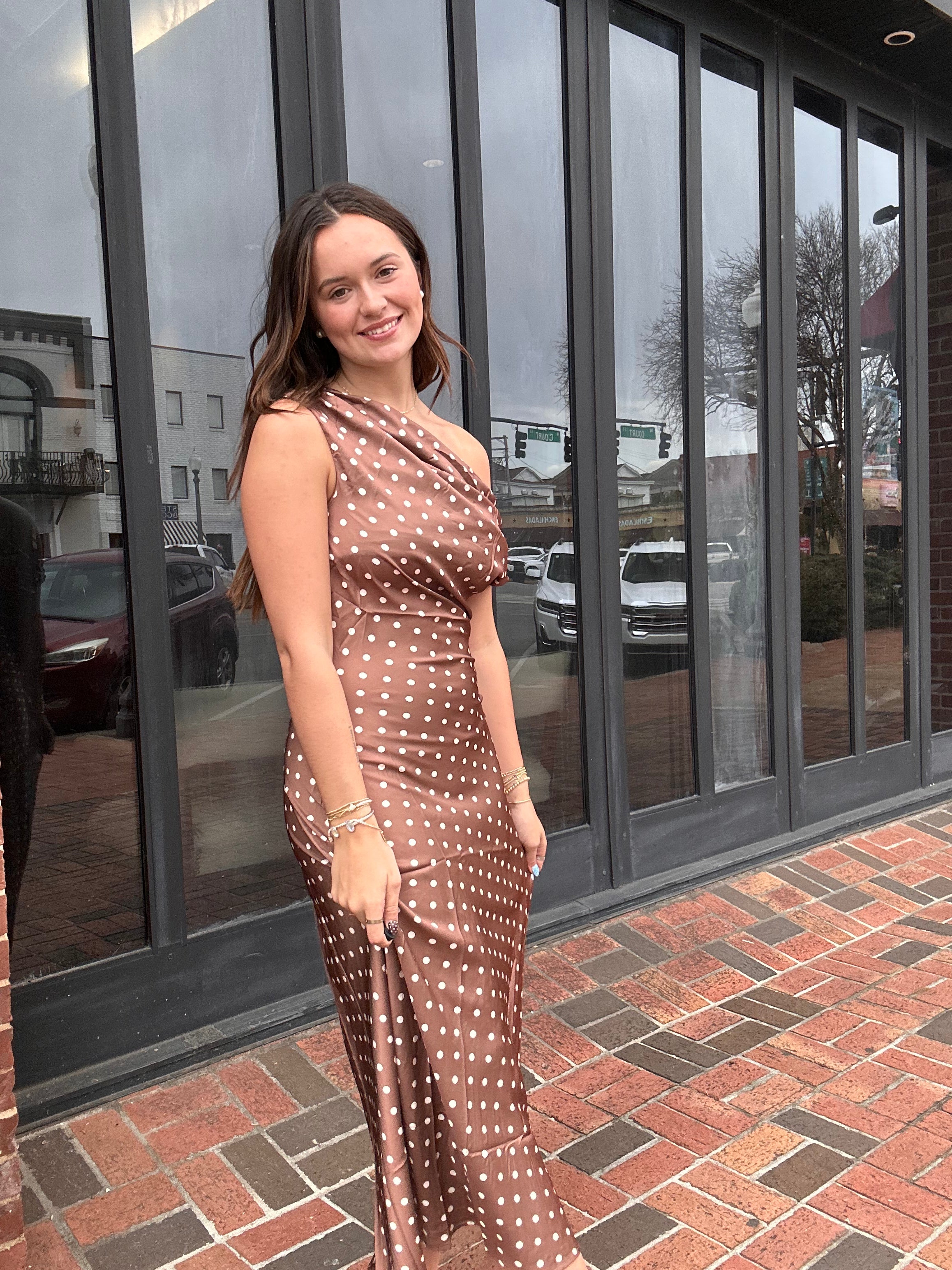 Bella Satin Maxi Dress