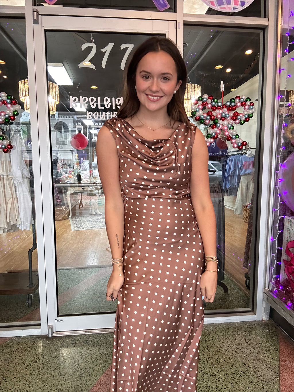 Bella Satin Maxi Dress