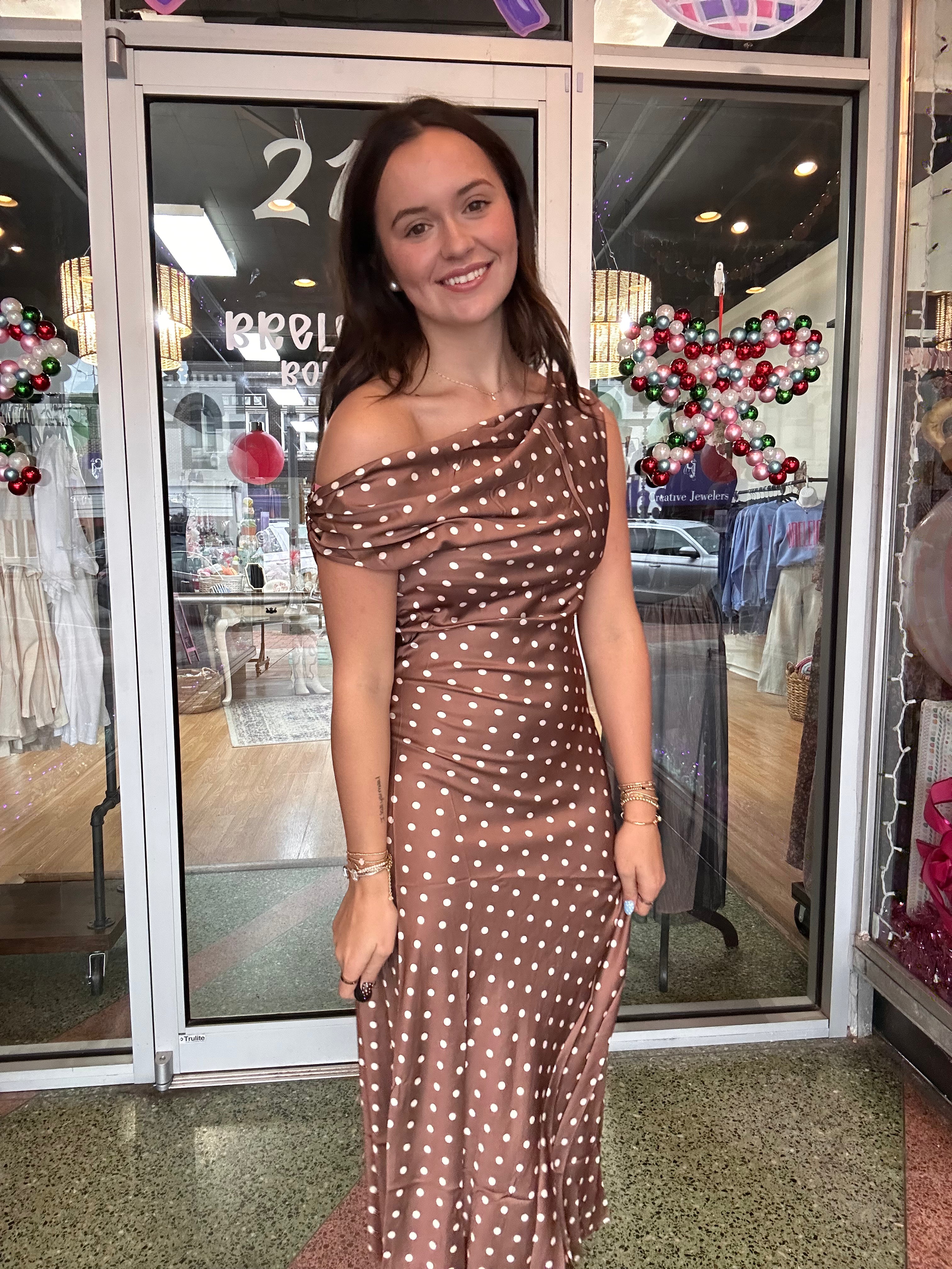 Bella Satin Maxi Dress