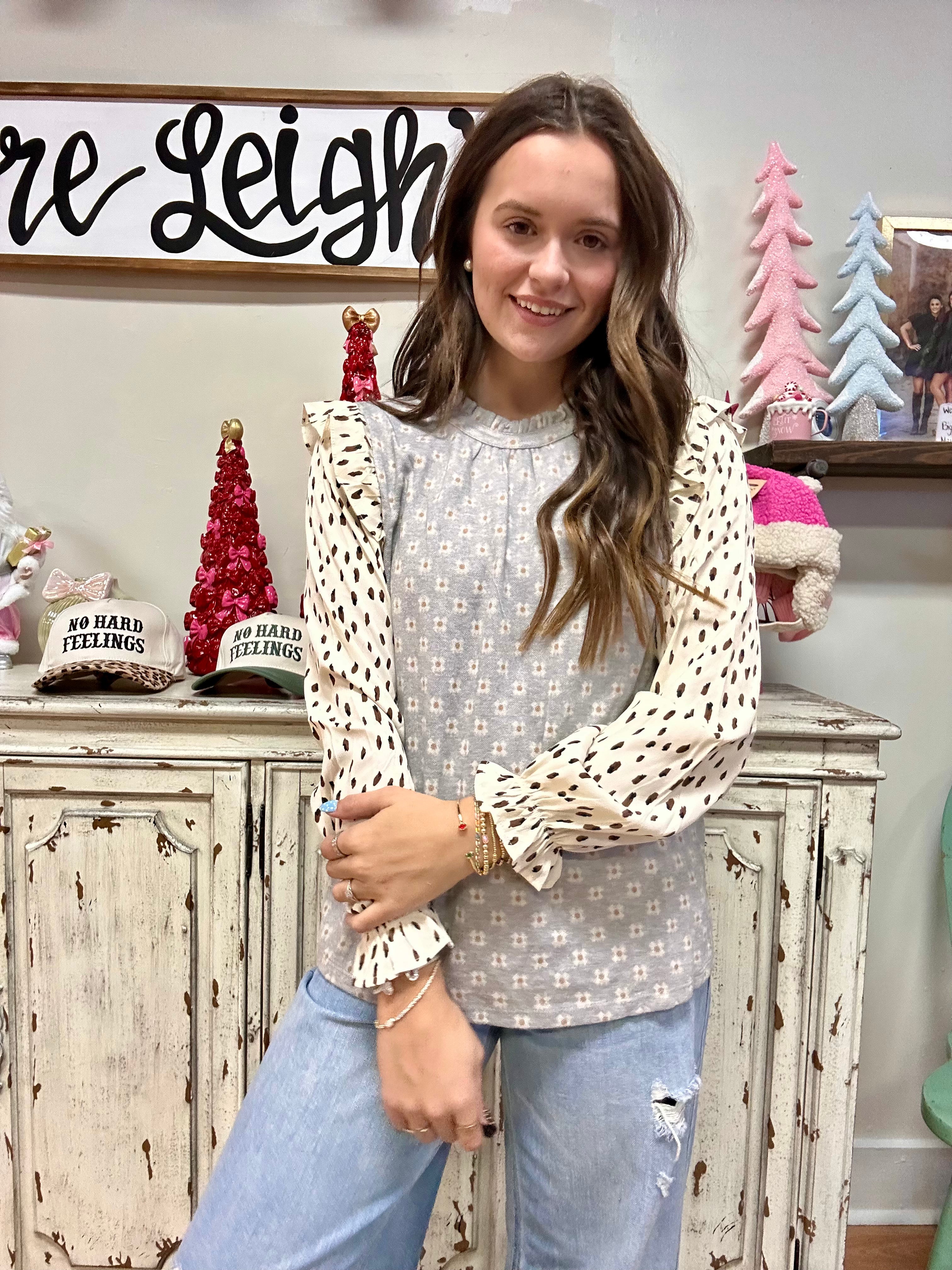 Bella Ruffle Bloluse