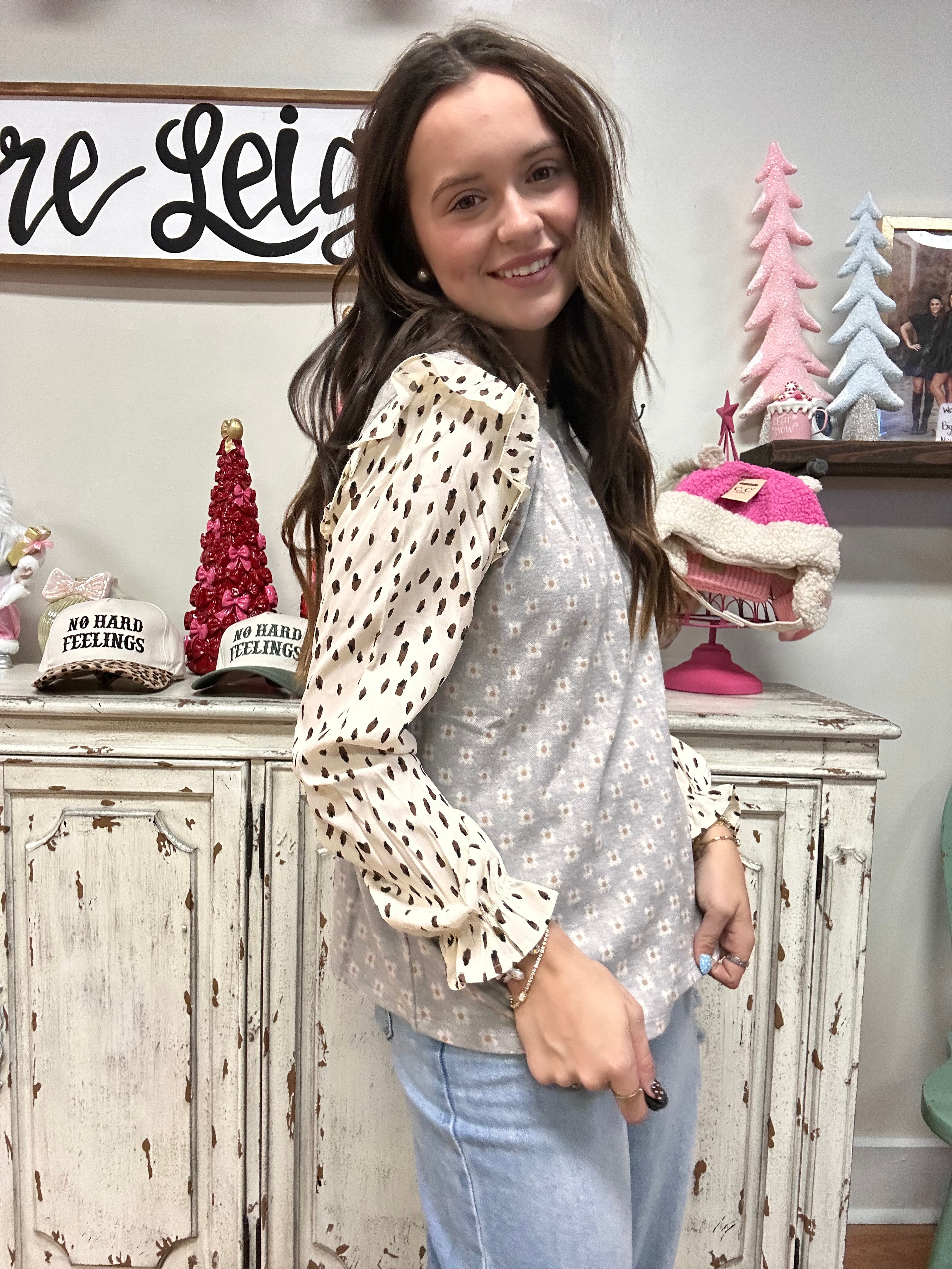 Bella Ruffle Bloluse