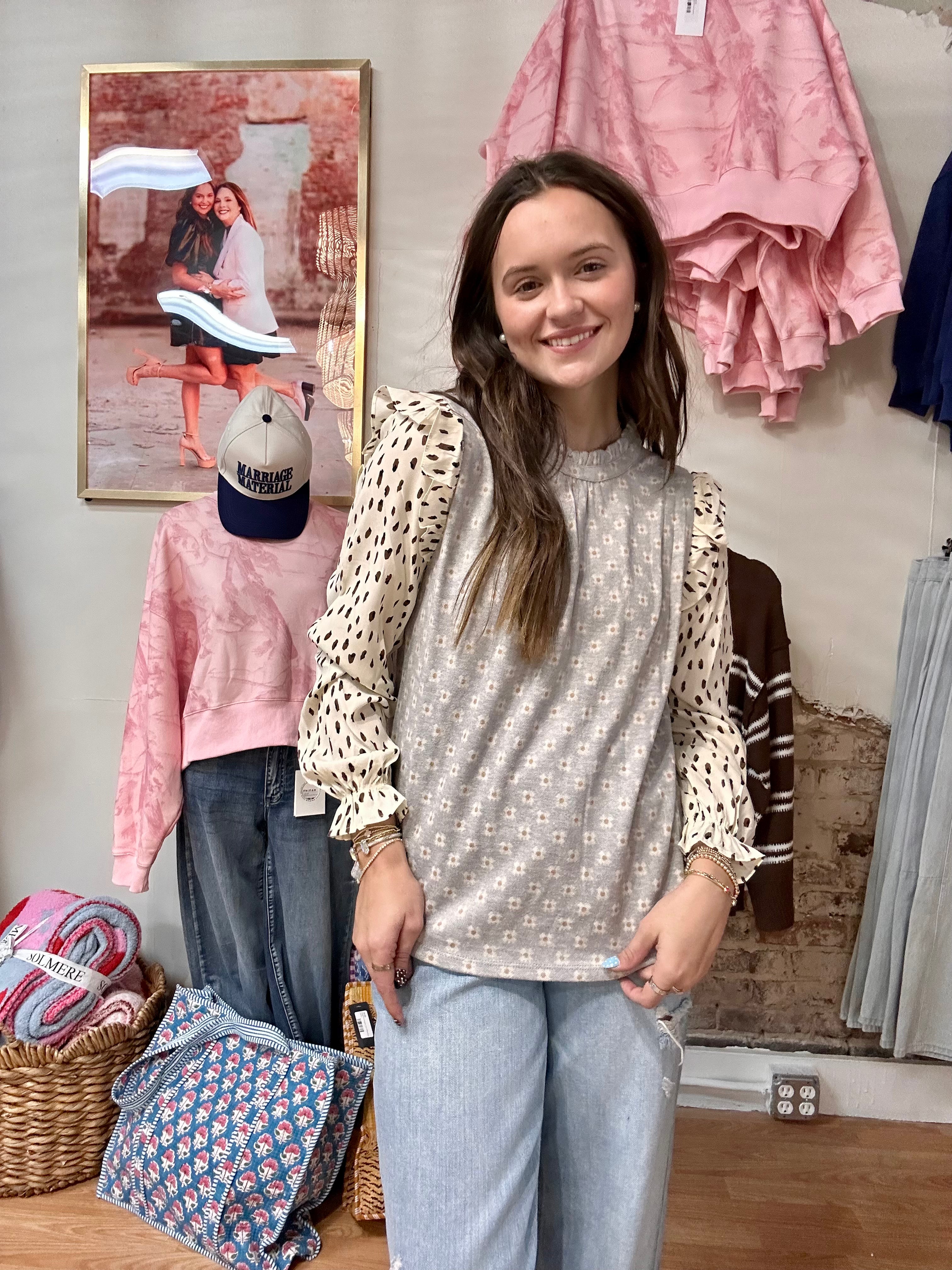 Bella Ruffle Bloluse