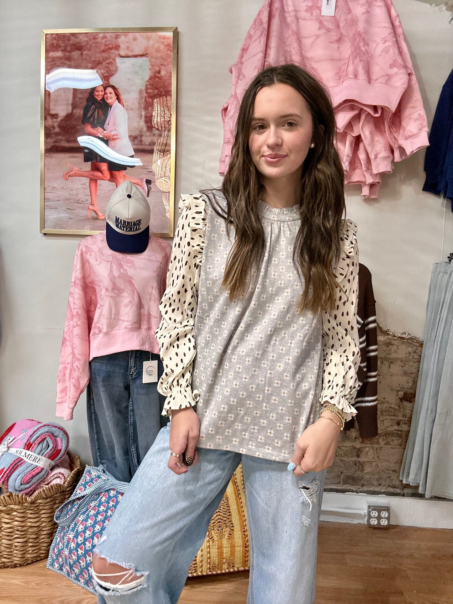 Bella Ruffle Bloluse