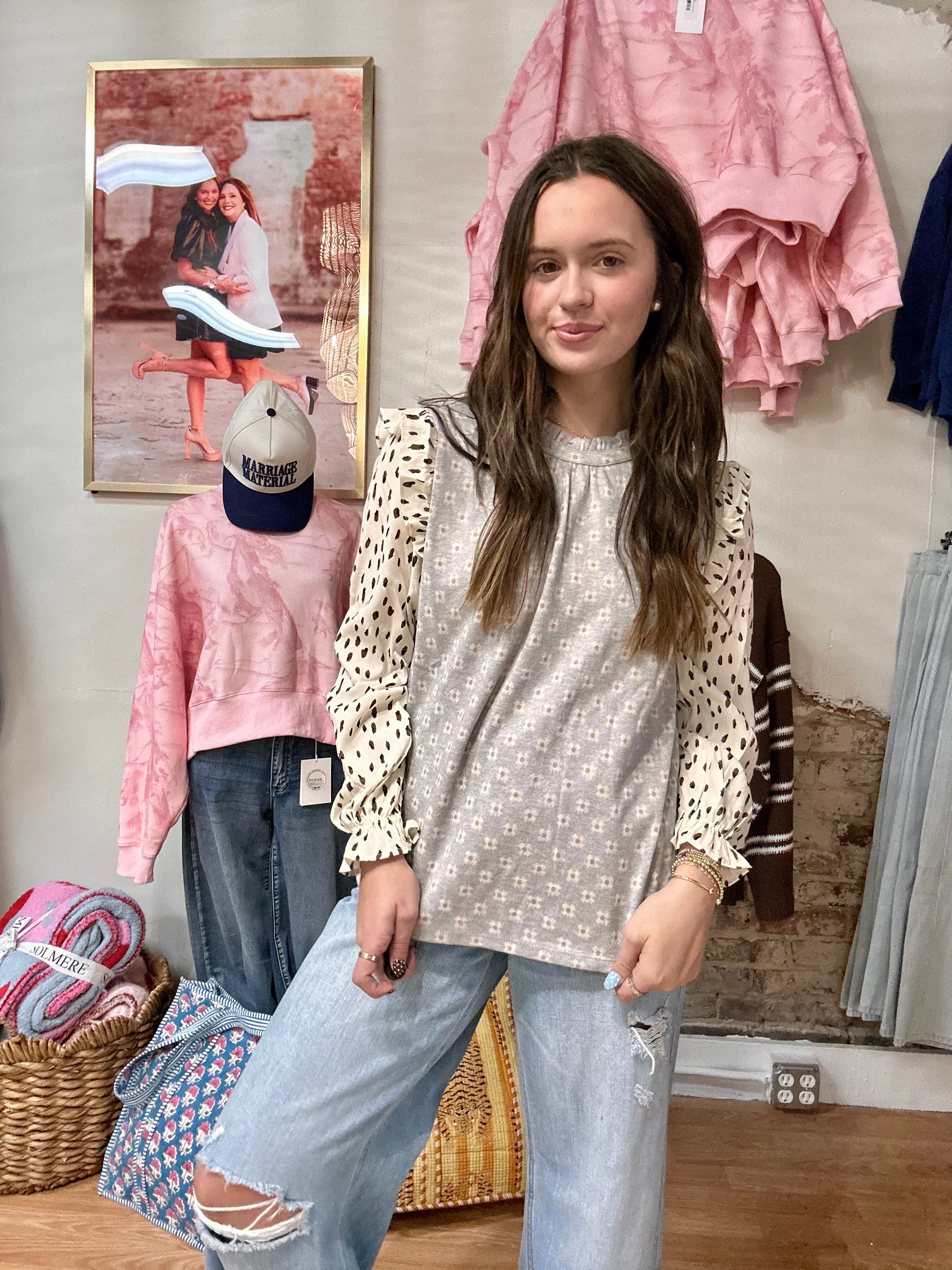 Bella Ruffle Bloluse