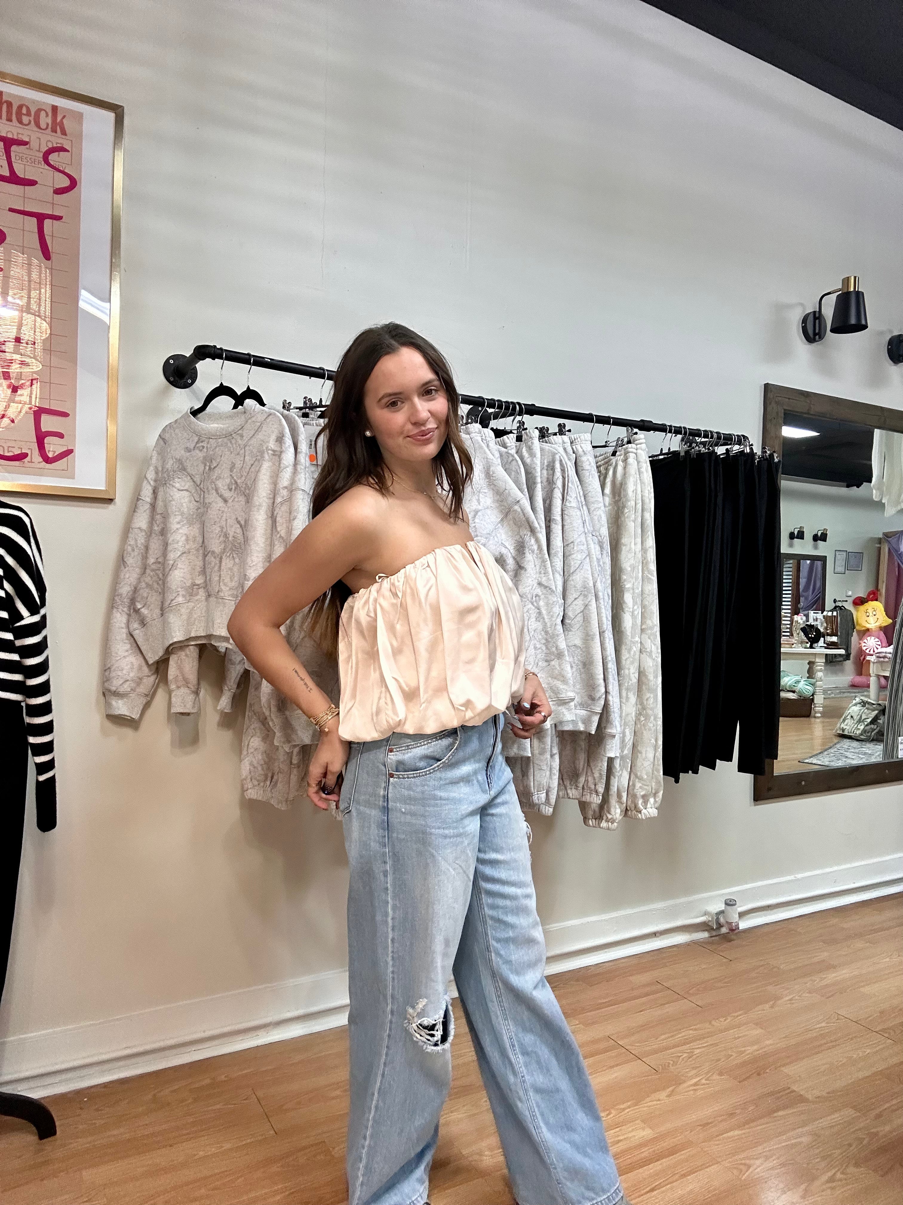 Bella Bubble Tube Top