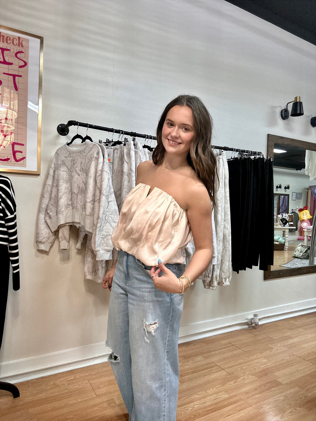 Bella Bubble Tube Top