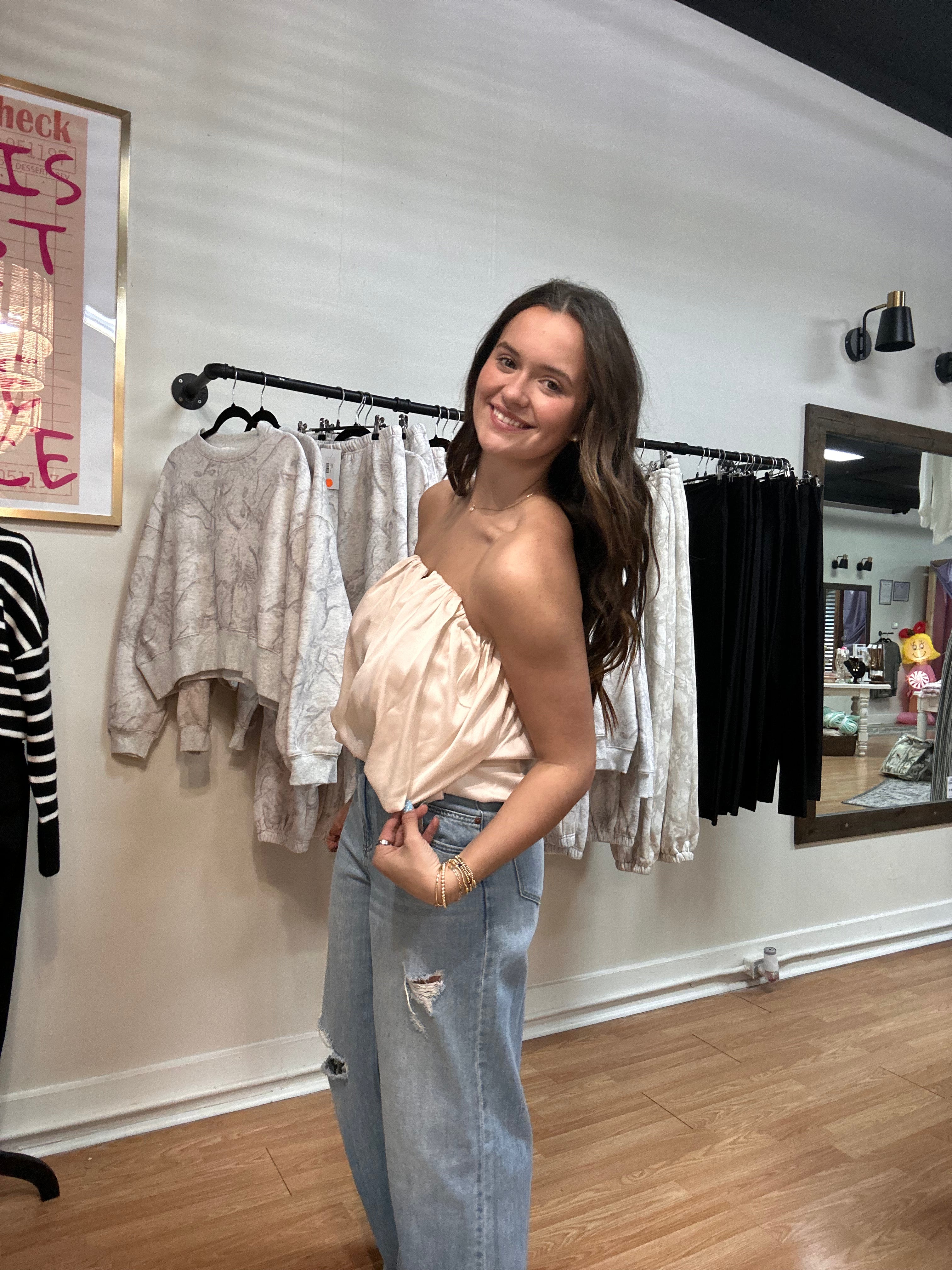 Bella Bubble Tube Top