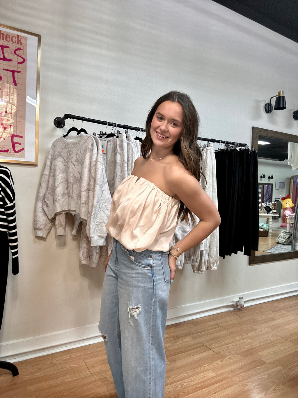 Bella Bubble Tube Top