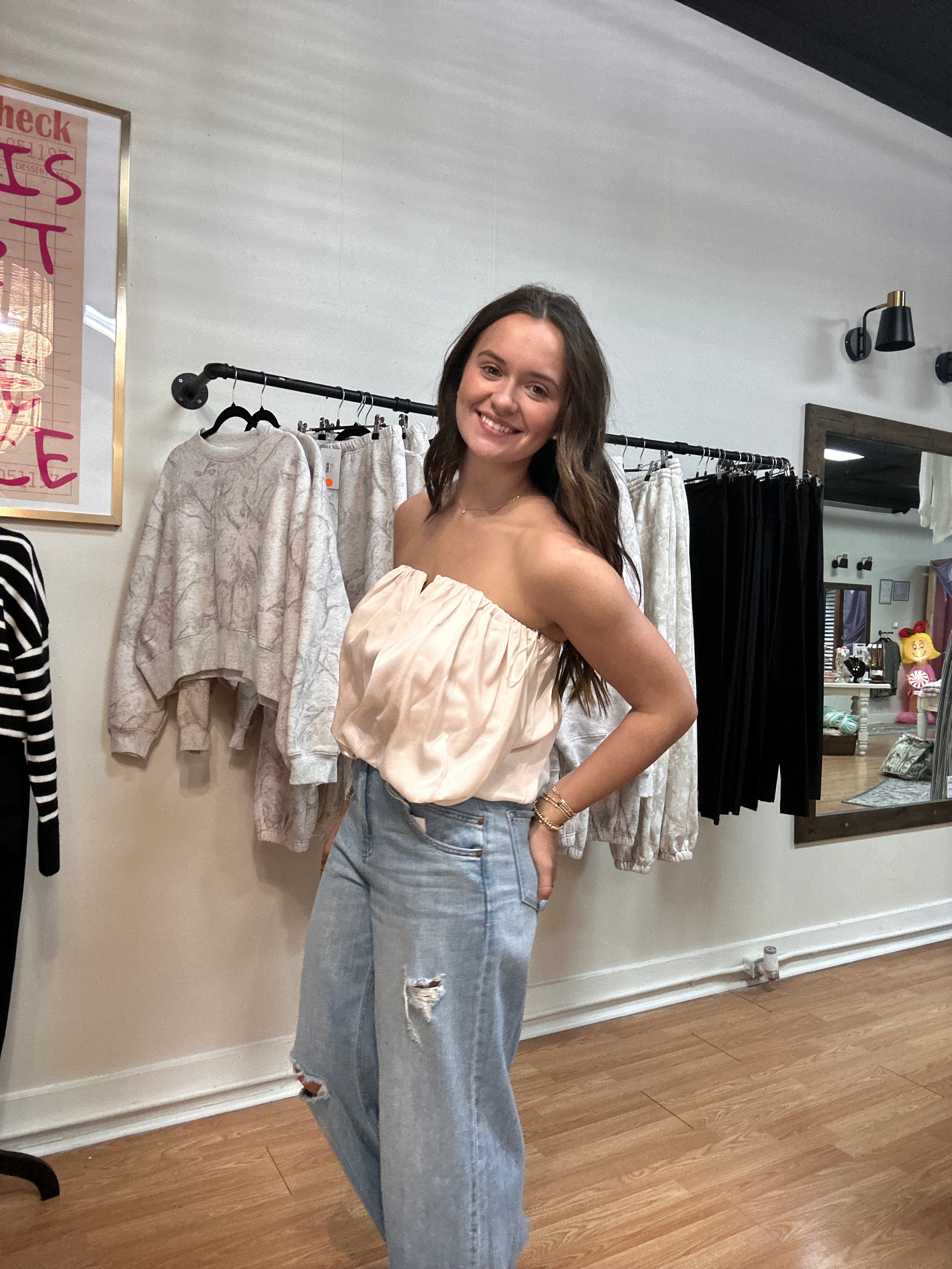 Bella Bubble Tube Top
