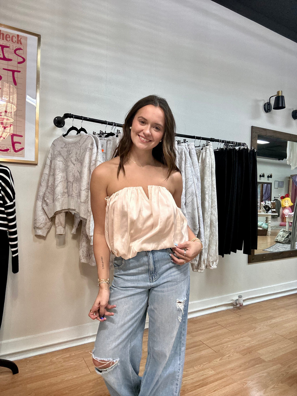 Bella Bubble Tube Top