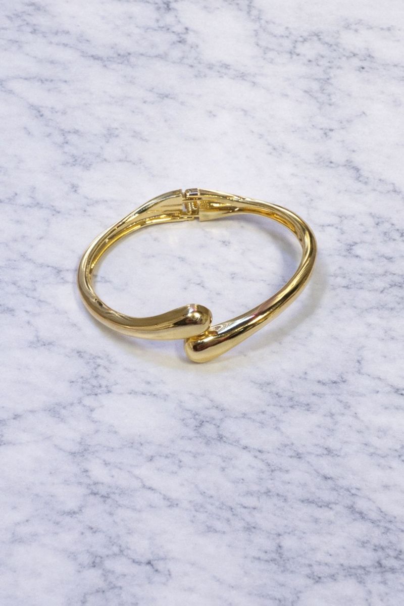 Audrey Gold Bangle Bracelet