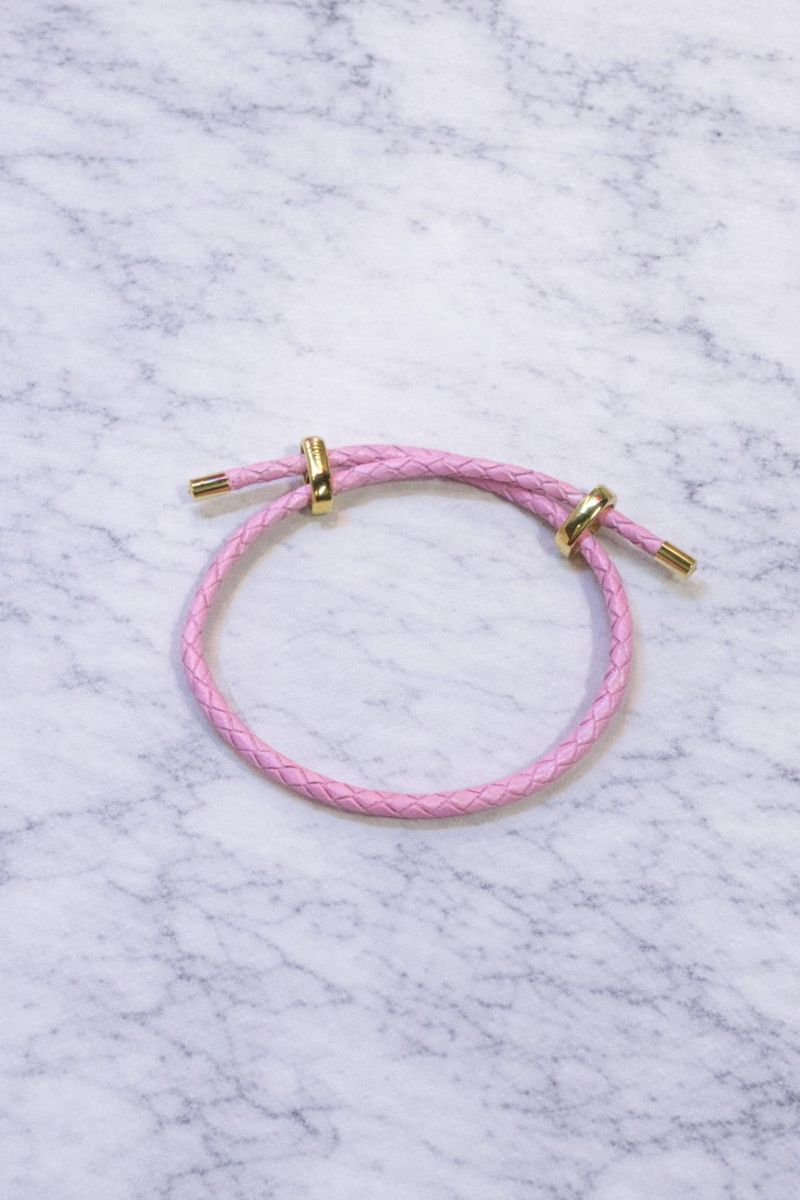 Audrey Pink Adjustable Bracelet