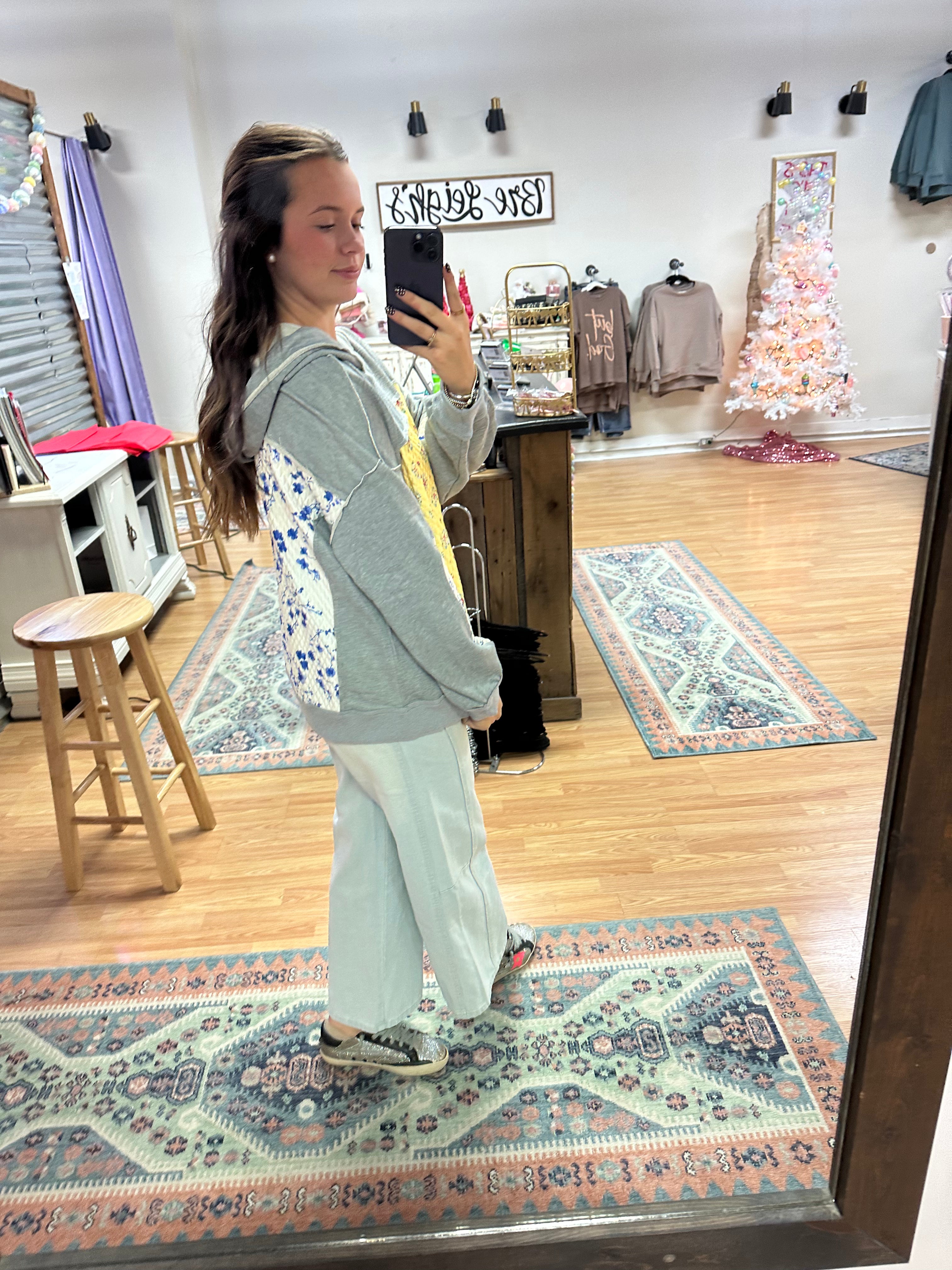 Chloe Patchwork Hoodie