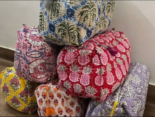 Mystery Patchwork  makeup Bags!