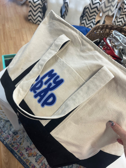 My Crap Large Tote Bag