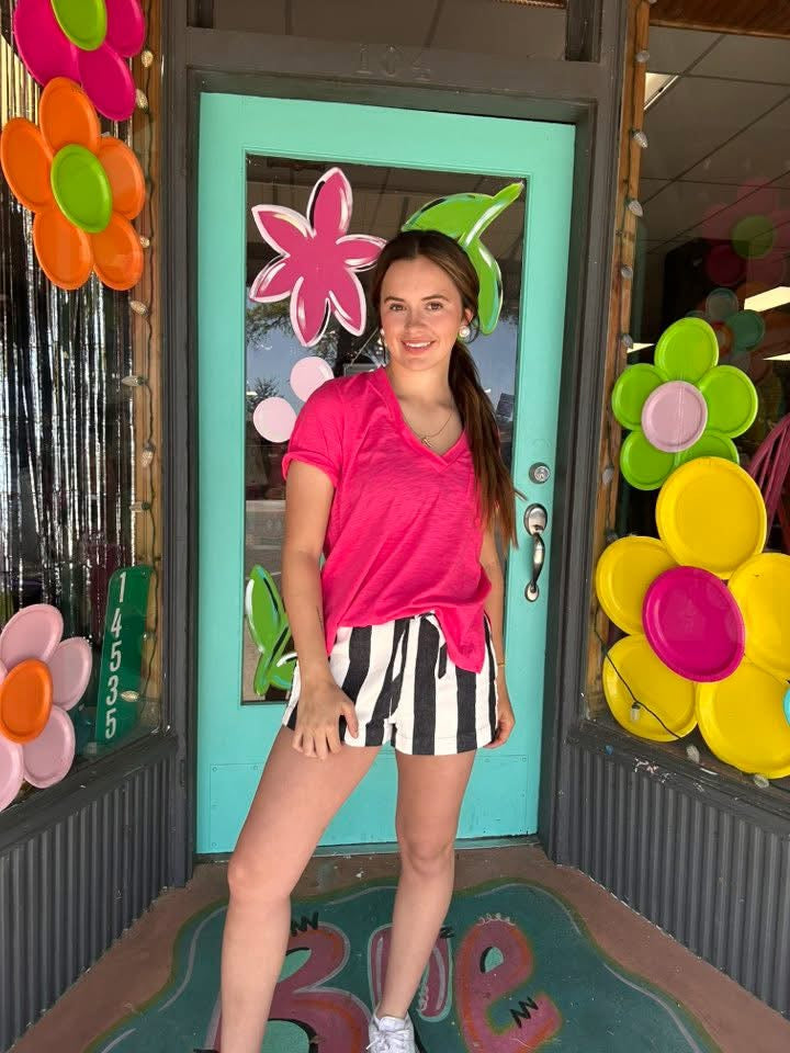 Lillie Stripped Shorts