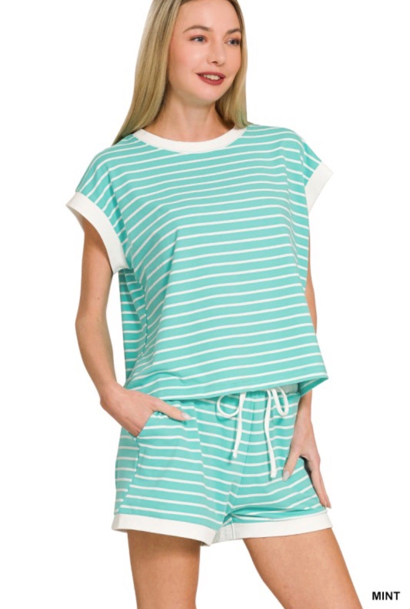 Christi Comfy Striped  Bottoms