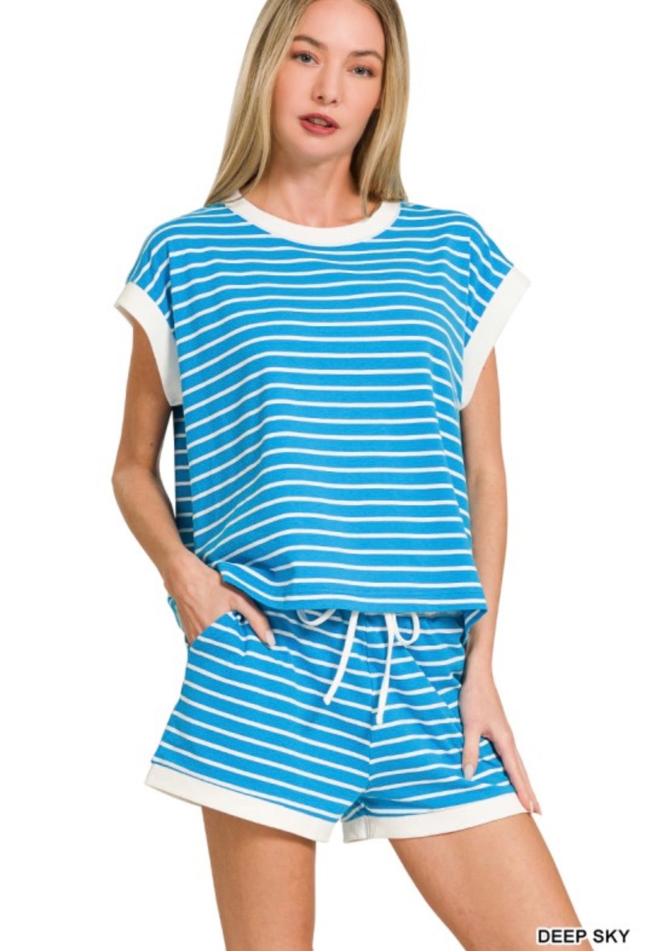 Christi Comfy Striped  Bottoms
