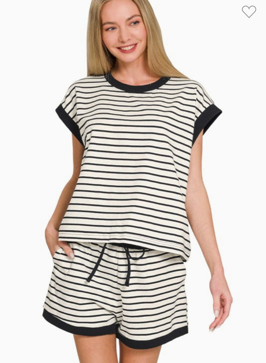 Christi Comfy Striped  Bottoms