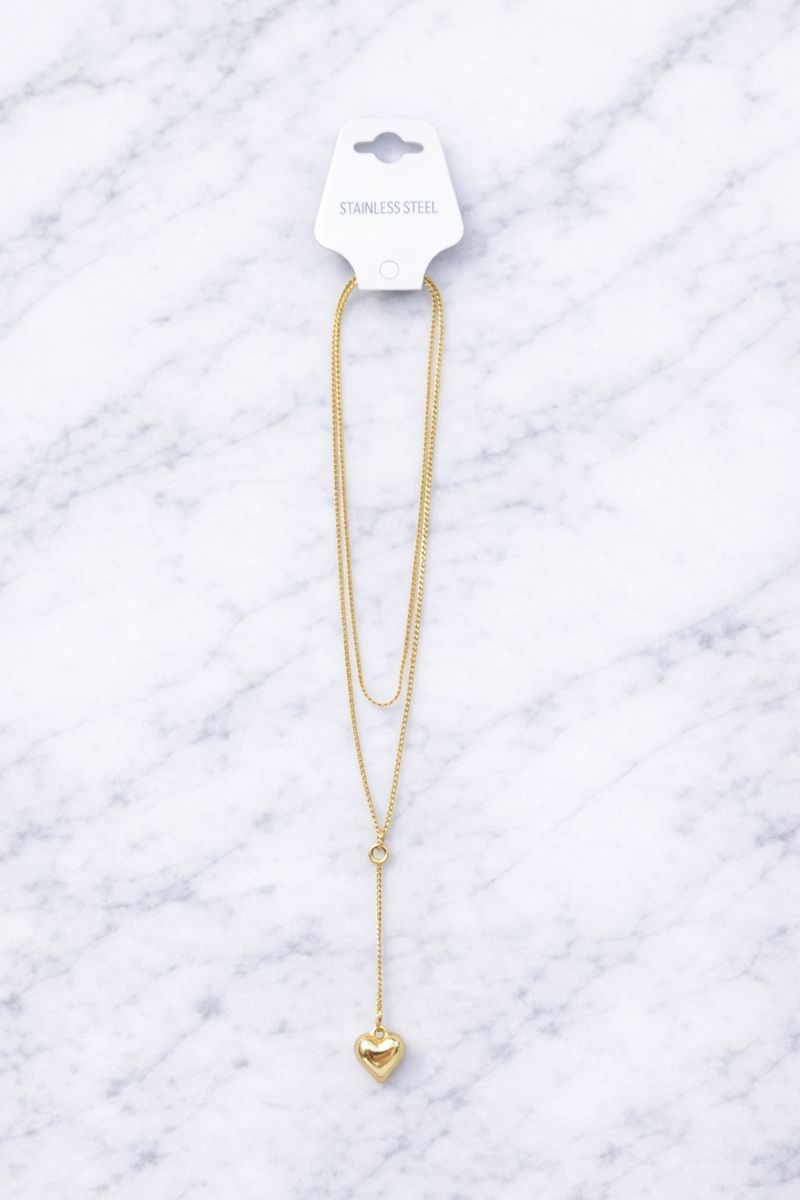Katelyn Heart Chain Necklace