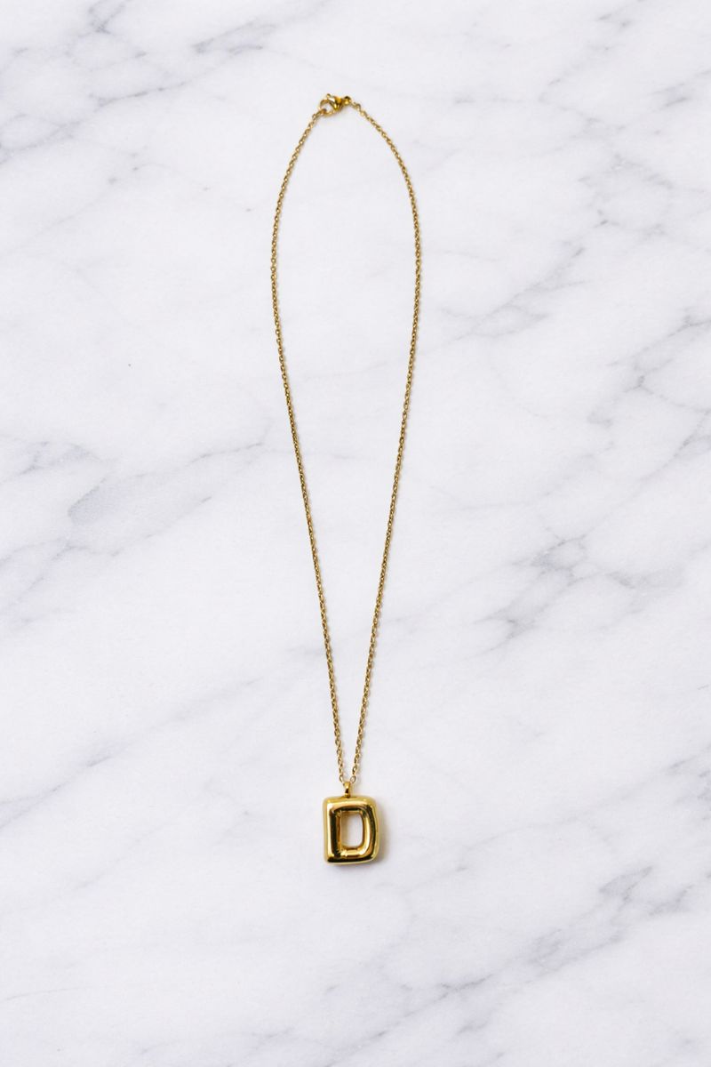 Lindsay Box Shaped Bubble Initial (D)