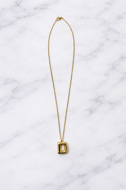 Lindsay Box Shaped Bubble Initial (D)