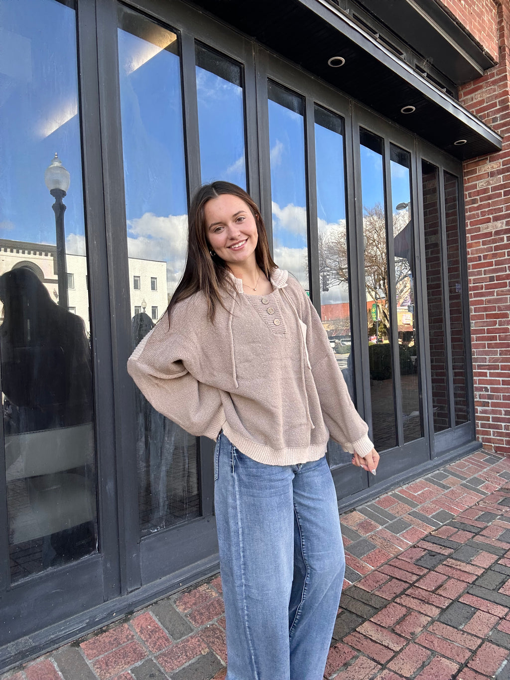 Sadie Hooded Oversized Sweater