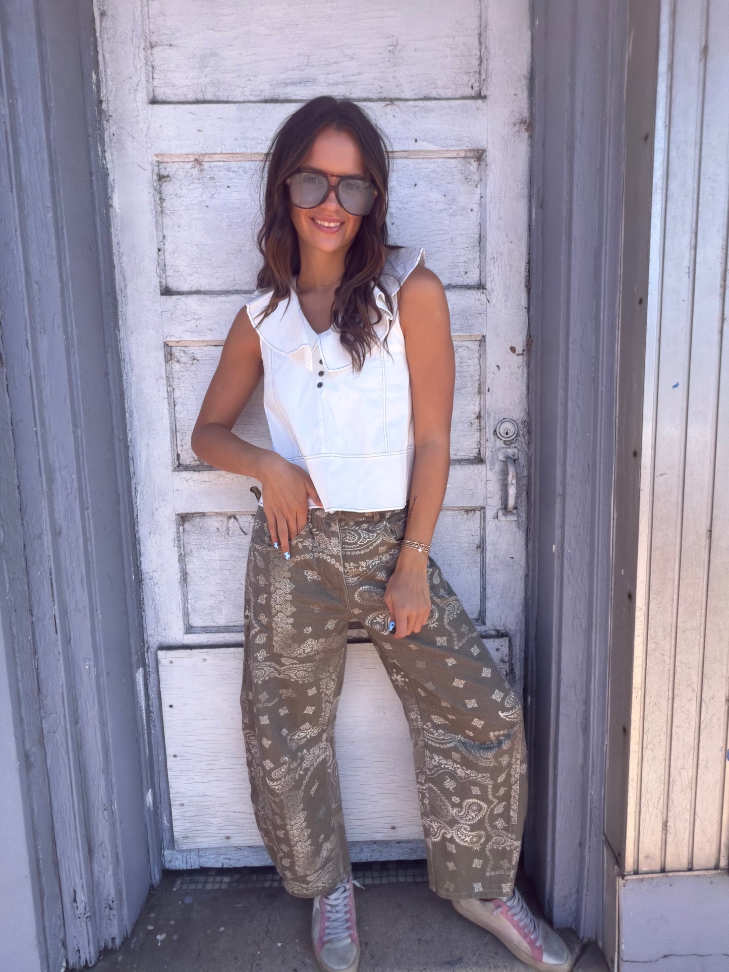 Palmer Mineral Wash Barrel Jeans