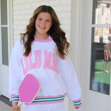 Lulu Mac Pink Sweatshirt