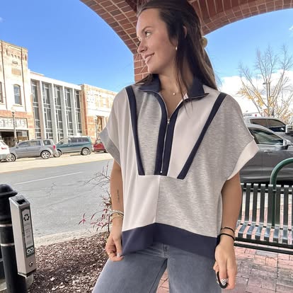 Ruby Half Zip Top