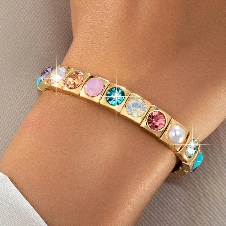 Avery Multicolored Gemstone Bracelet