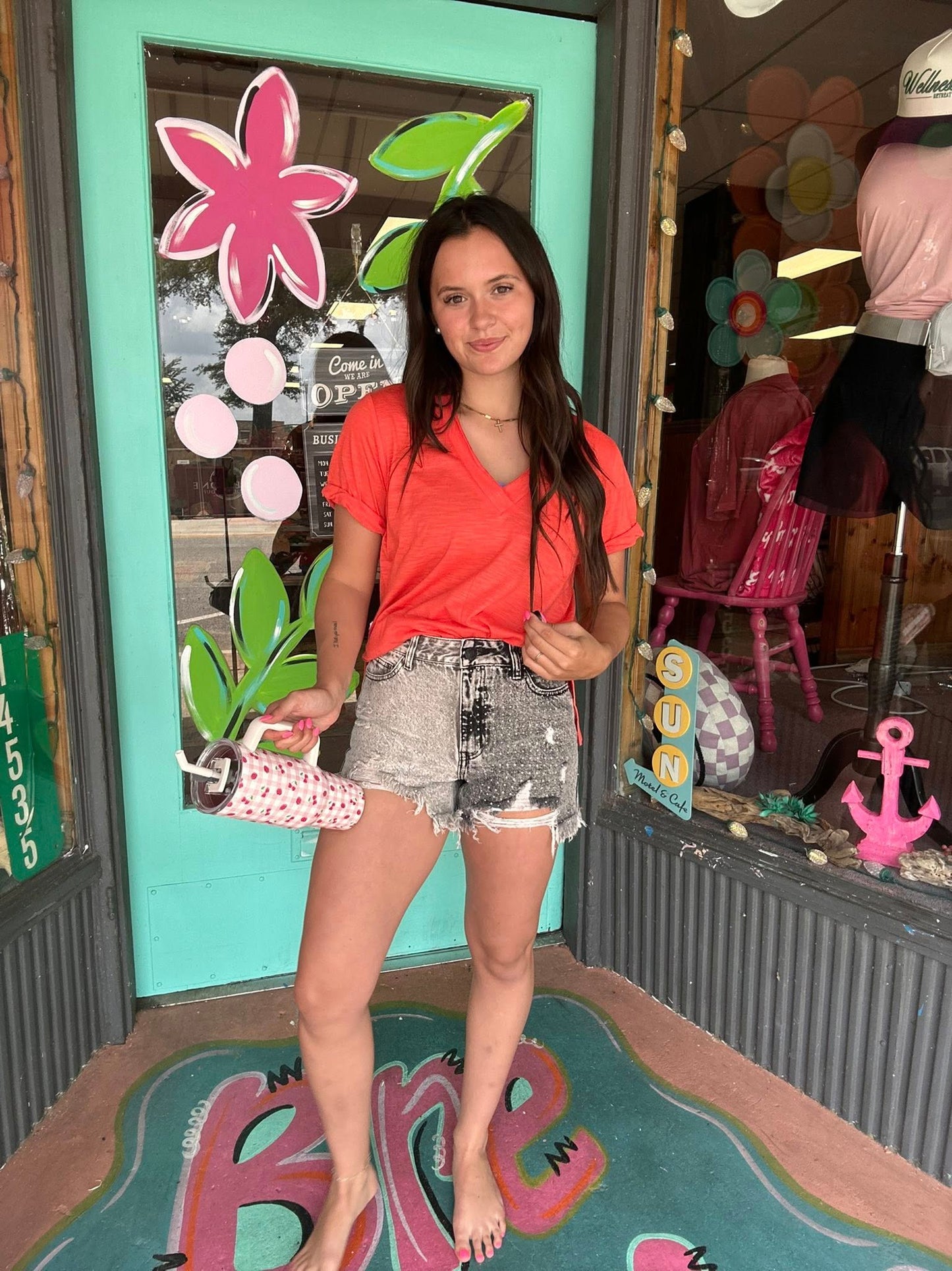 Lillie V Neck Summer Top